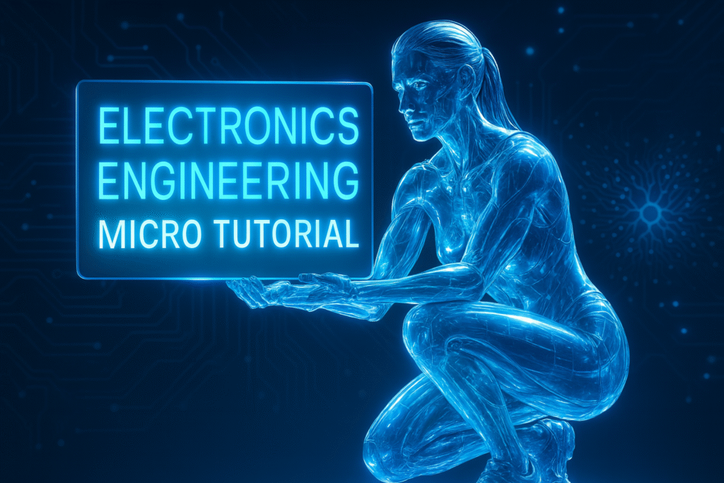 Electronics Engineering Micro Tutorial